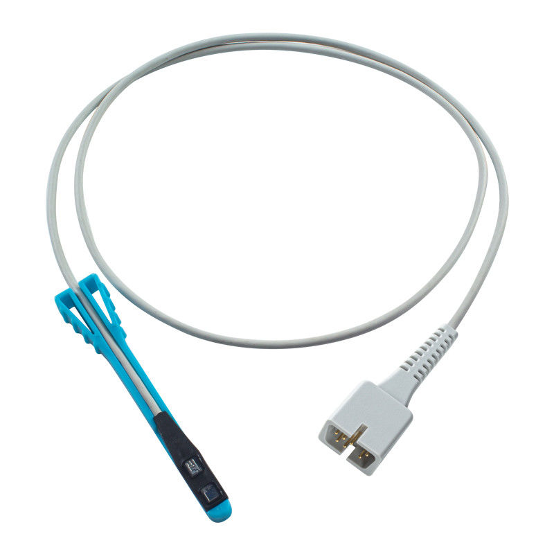 Sensore corto SpO2 compatibile N-ellcor 7Pin Animale rettale Non-Oximax 1M