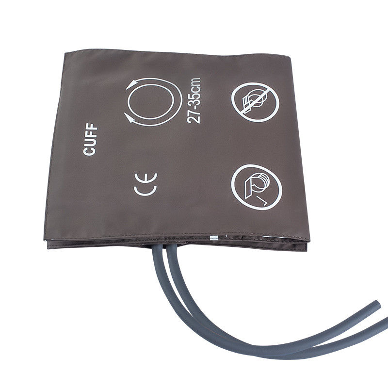 Manciotto NIBP per adulti doppio tubo 27-35cm manciotto TPU borsa marrone Tipo di imballaggio
