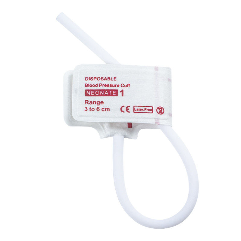 Disposable Neonate NIBP Cuff Single Tube Dimensione 1 3-6cm Sterile