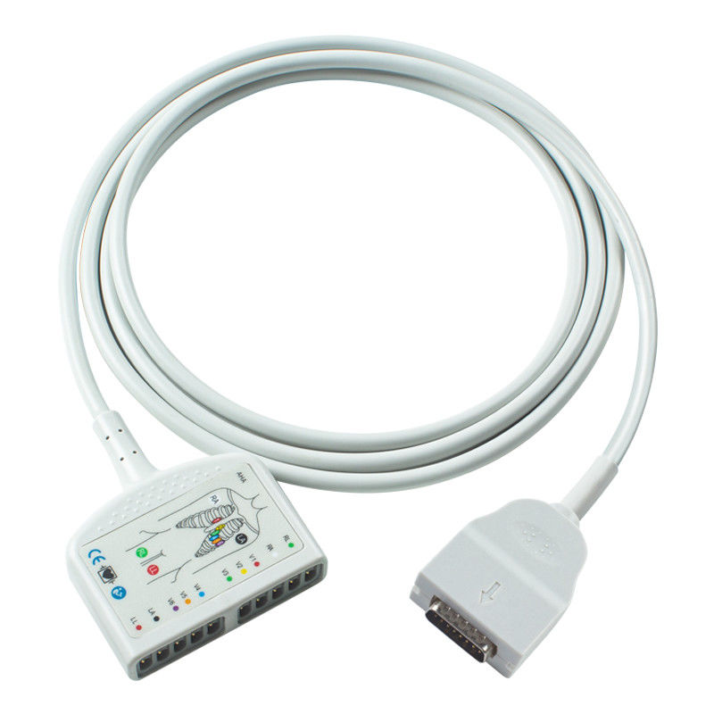 OD6mm 2.2M ECG Trunk Cable Compatibile con Mortara Burdick 1600 300 3100 400 6100 800