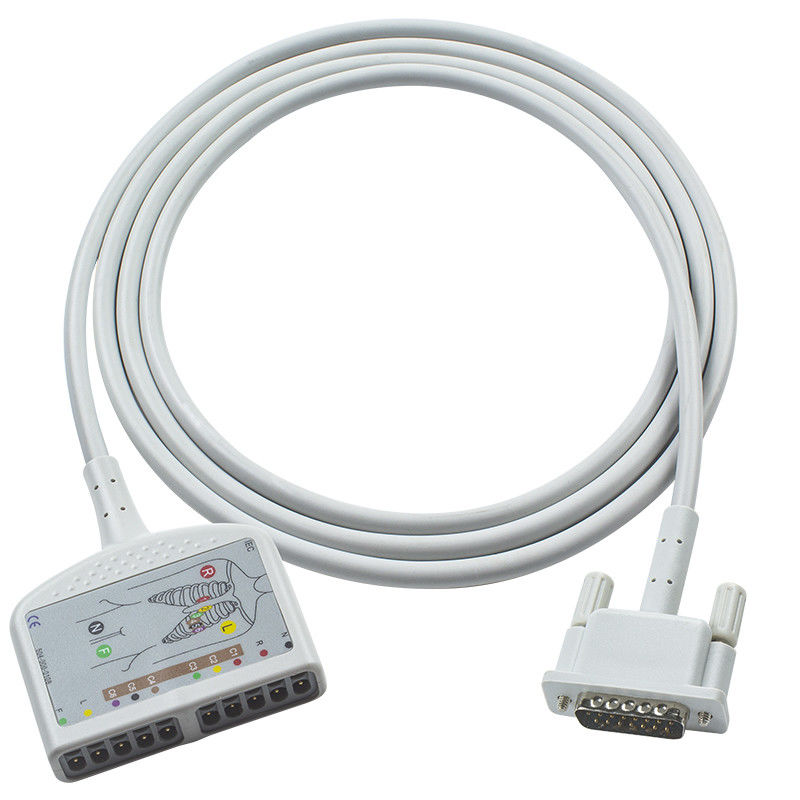 OD6mm 2.2M P-Hilips ECG Cable Cable per M1770A M1771A M1772A Pagewriter 100 Pagewriter 200
