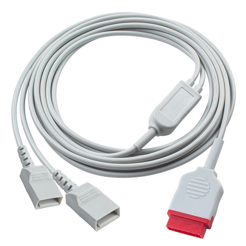 Cable IBP da 11 pin a 2 Utah 3.5M Compatibile con gli accessori per monitor dei pazienti GE