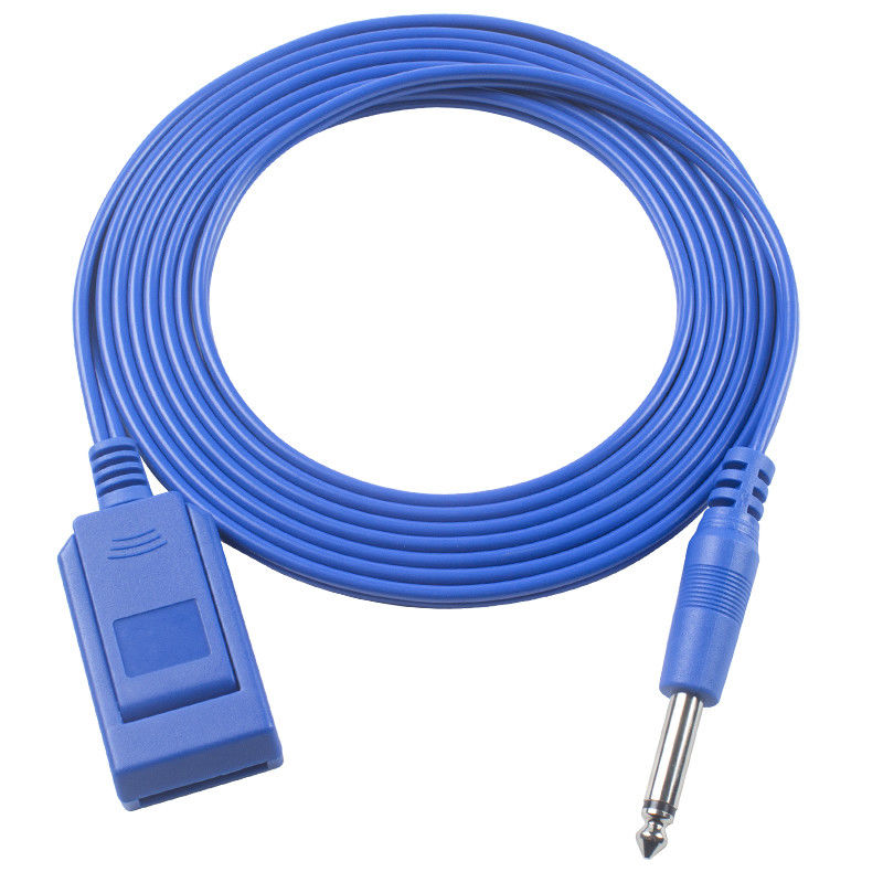 3.0M Pvc elettrosurgical monouso pad di messa a terra ESU cavo per risultati chirurgici precisi