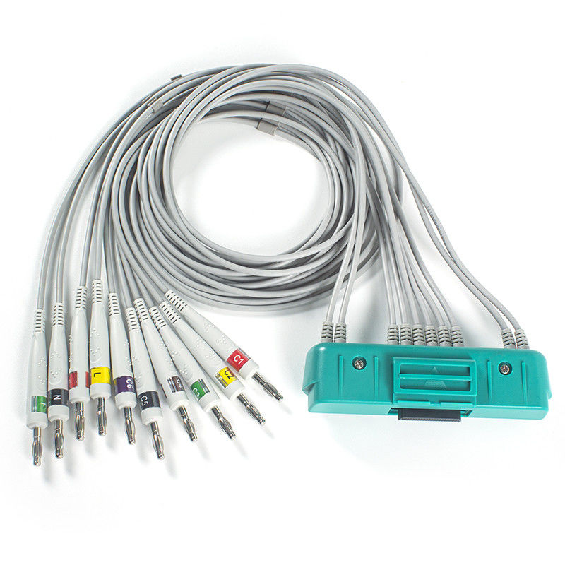 Cable ECG 10Lead IEC Banana 4.0mm per Nihon Kohden ECG-9320 ECG-9522P BR-911D