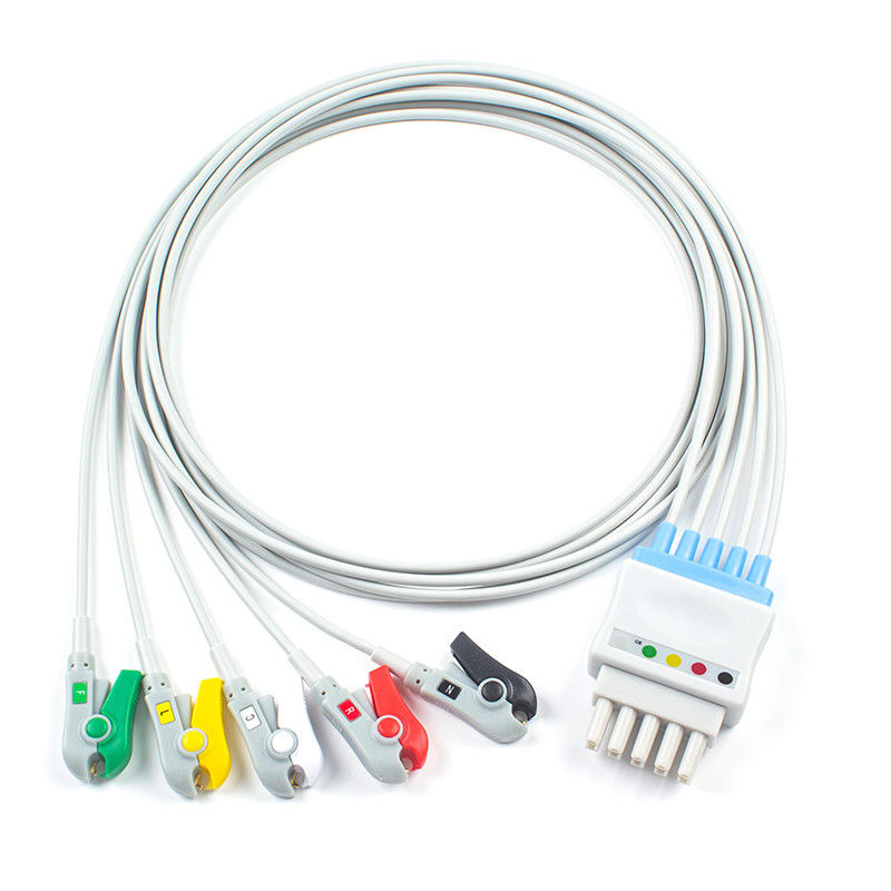 Datex Ohmeda 545316 di GE 545318 2,0 5 cavo del monitor paziente di elettrocardiogramma del cavo ECG
