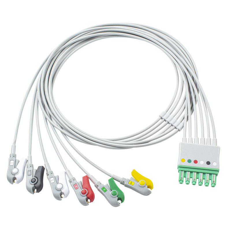 S-iemens Draeger Drager MP03405 Cavi ECG 6 cavi Grabber M300 Infinity M540 MultiMed Plus Clip IEC