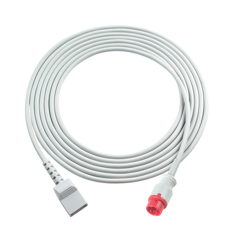 Cavo adattatore BARD IBP a 8 pin con connettore Edward Argon BD Abbott BB PVB Utah Medex Mindray per trasduttore IBP