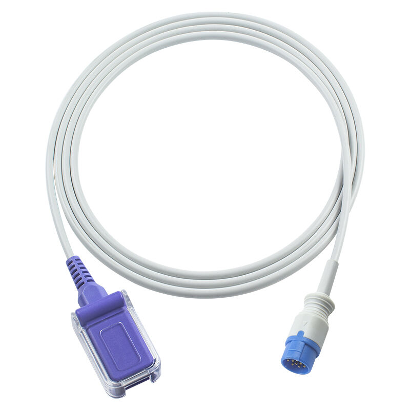 Emtel SpO2 Sensor Cable SpO2 Adapter Cable Nelcor O-ximax Tech 10Pin per il connettore DB9