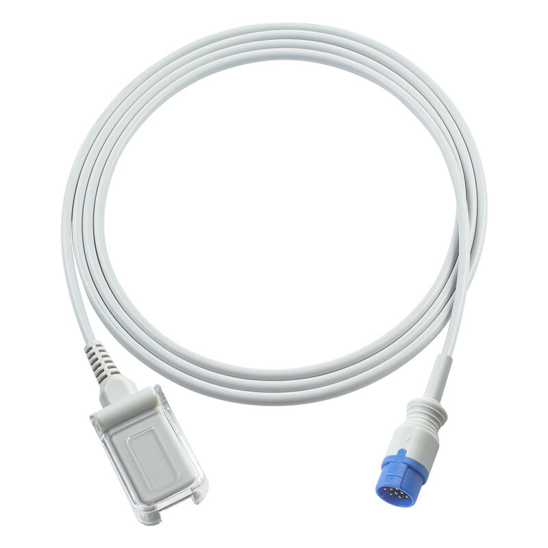 Emtel SpO2 Sensor Cable SpO2 Adapter Cable Nelcor Non O-ximax Tech 10Pin per il connettore DB9