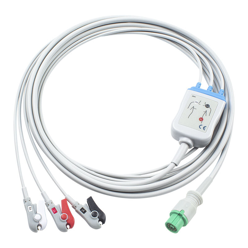 Cavo ECG EKG Fukuda Denshi 0012-00-1192 12 pin Expert Dynascope DS-5100 DS-5100E DS-5300W DS-5400 Dynascope DS-7001