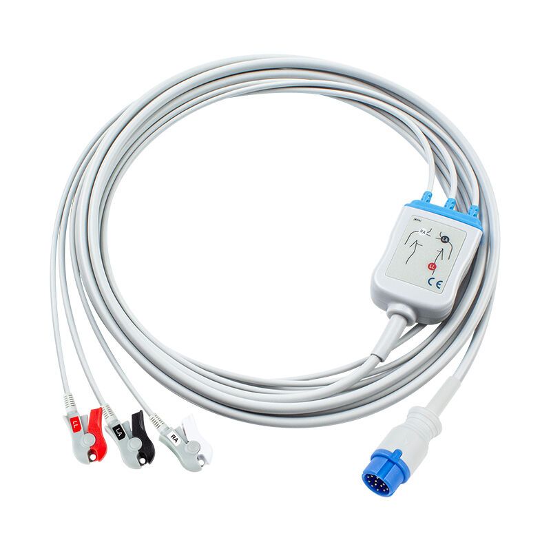 Innomed Cardio-Aid CA360-B defibrillatore 12Pin ECG ECG Cavo e fili 3Lead