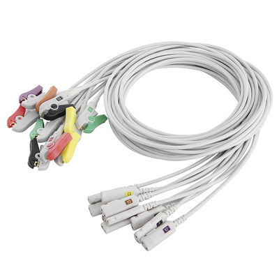 Il cavo ECG dei Leadwires 10 di CONMED ECG cabla i Leadwires di elettrocardiogramma dell'arraffone di IEC 4,0