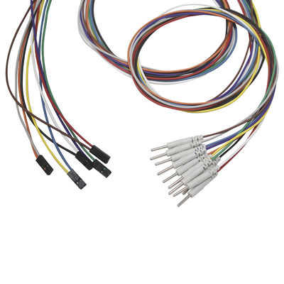 Elettrodo del filo di piombo di EMG di elettroencefalogramma di Pin Plug To 2,00 millimetro Pin Leadwires Plated Gold degli elettrodi 2 di elettroencefalogramma di Du Pont