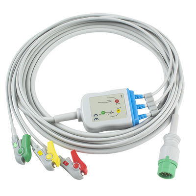 Cavo di Pin Connector ECG della clip 12 di IEC del cavo e dei Leadwires 3Lead di Biolight BLT ECG