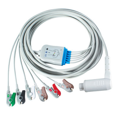 Corpus 3 6Lead IEC Grabber Patient Cable con codice colore AHA/IEC