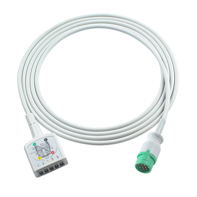 Cavo tronco ECG a 3 derivazioni AAMI 130cm 12Pin Tipo VS